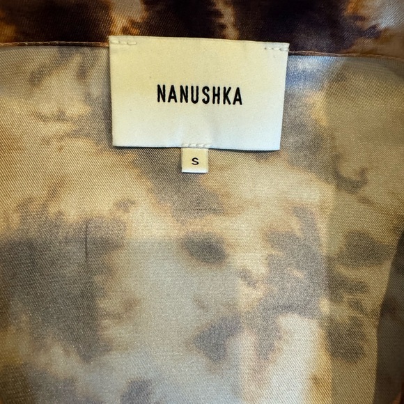 Nanushka silk crop button down. Great condition. - Picture 2 of 2